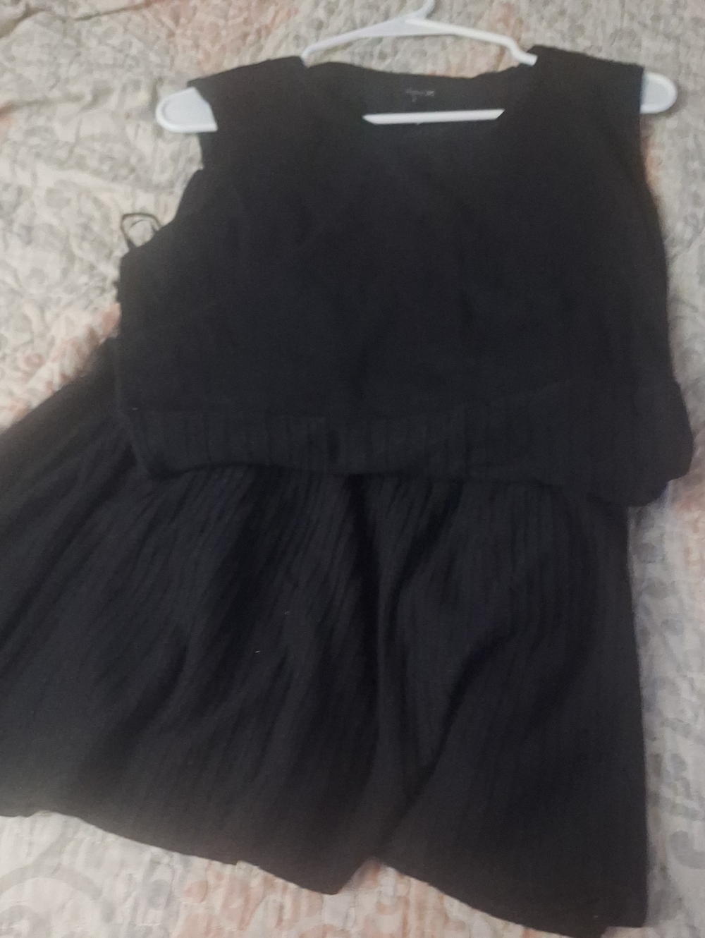 Apt. 9 Womens Black Pleated Dress
